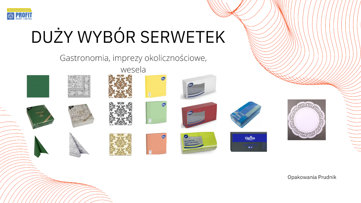 Serwetki, obrusy, duży wybór.