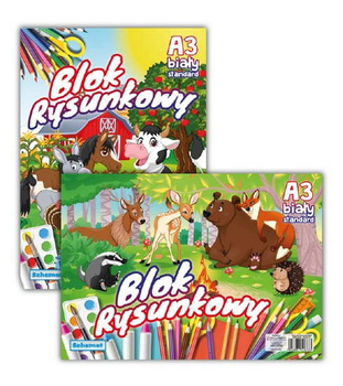 SCHEMAT BLOK RYSUNKOWY A3 STANDARD BIAŁY