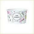 KRAM MISKA PAPIEROWA NADRUK ICE CREAM 360ML A25
