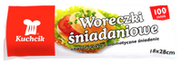 Kuchcik 2904 woreczki śniadaniowe 18x28cm A100