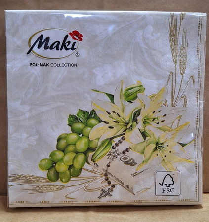 SERWETKA MAKI LUNCH 33x33 3W SLKO 001001 A20/12