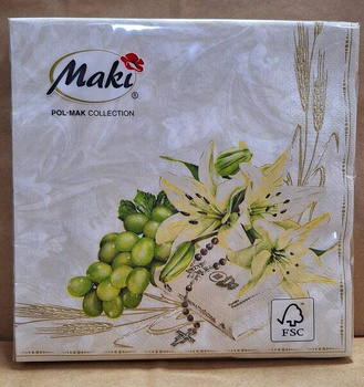 SERWETKA MAKI LUNCH 33x33 3W SLKO 001001 A20/12