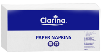 CLARINA 5713 SERWETKA 2W 33x33 A250 BIAŁA