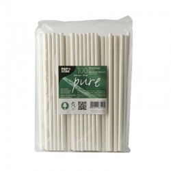 PAPSTAR 88071 SŁOMKI Z PAPIERU PURE 6mm x20cm A100