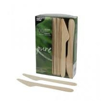 PAPSTAR 18200 NOŻE Z DREWNA PURE A100
