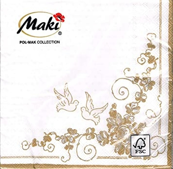 Serwetka Maki Lunch 33x33 3W SLSL 000201 A20/12