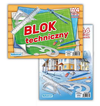 SCHEMAT BLOK TECHNICZNY A4 STANDARD BIAŁY