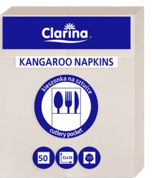 CLARINA SERWETKA KANGUREK SZAMPAN 32x38 A50