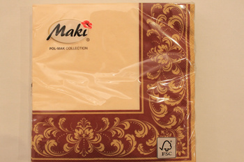 Serwetka Maki Lunch 33x33 3W SLOG 037501 A20/12