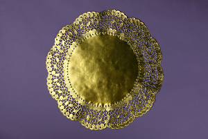 SERWETKA DEKORACYJNA KAJM ZŁOTA fi 33 A4