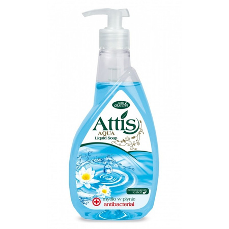 Attis Aqua mydło w płynie antybakteryjne z dozownikiem 400ml