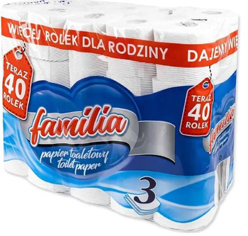 Papier toaletowy Familia 3w 40 rolek