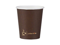 KRAM KUBEK PAPIEROWY NADRUK 300ML COFFEE & TEA A50