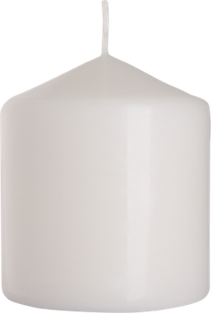Bispol  Świeca walec 80/90-90 biała A1