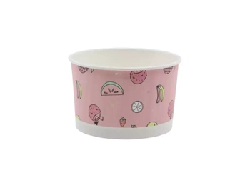 KRAM MISKA PAPIEROWA NADRUK PASTELE 130ML A25