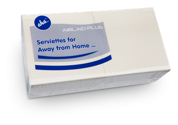 Serwetka  AHA 1W 40CM A150x8 Gładka szampan AIRLAID