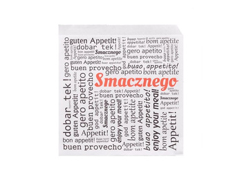 KRAM TORBA PŁASKA BIAŁA 150x160 SMACZNEGO A200