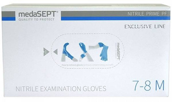 Rękawiczki nitrylowe PF roz. M A100 medaSEPT