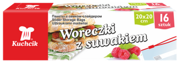 KUCHCIK 5573 WORECZKI Z SUWAKIEM 20x20 1,5L A16