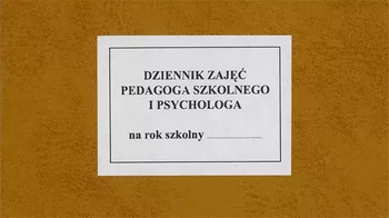 TYPOGRAF DZIENNIK ZAJĘĆ PEDAGOGA SZKOLNEGO A4