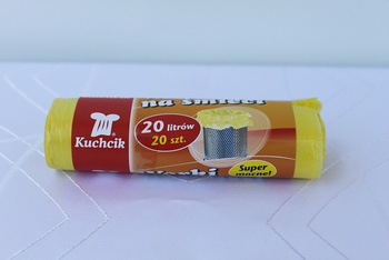 Worki na śmieci bardzo mocne   20L A20