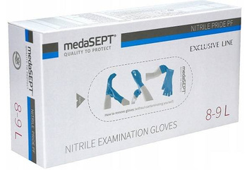 Rękawiczki nitrylowe PF roz. L A100 medaSEPT