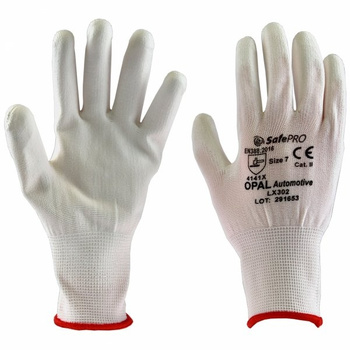 Rękawice robocze ochronne białe XL