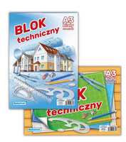 SCHEMAT BLOK TECHNICZNY A3 STANDARD BIAŁY