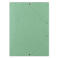 TECZKA PRESZPAN Z GUMKĄ A4 J.ZIELONA