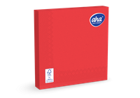 Serwetka AHA 3W 33CM A20X12 GŁADKA CZERWONA FSC