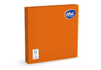Serwetka AHA 3W 33CM A20X12 GŁADKA POMARAŃCZ FSC