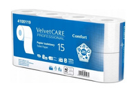 Papier toaletowy VelvetCARE professional 4100119 BIAŁY 100% celuloza 2W 8 rolek