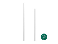 KRAM SŁOMKA PAPIEROWA BIAŁA 6x197mm A100