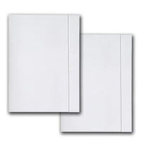 SCHEMAT TECZKA A4 Z GUMKĄ BIAŁA