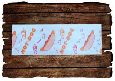 Koperta hot-dog foliowana  a 200